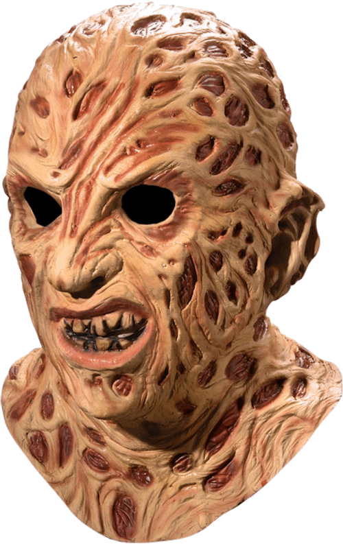 Adults Freddy Krueger Deluxe Mask (500x793), Png Download