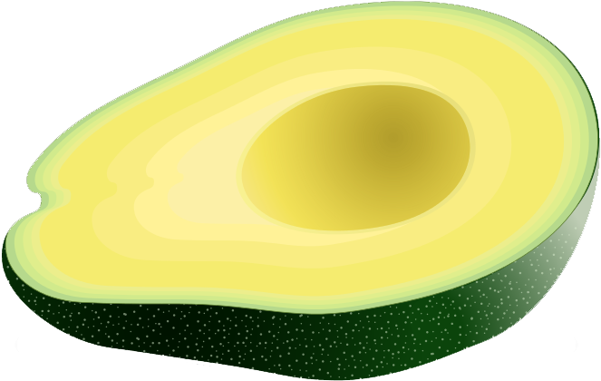 Avocado Clipart - Avocado Clip Art No Background (800x600), Png Download