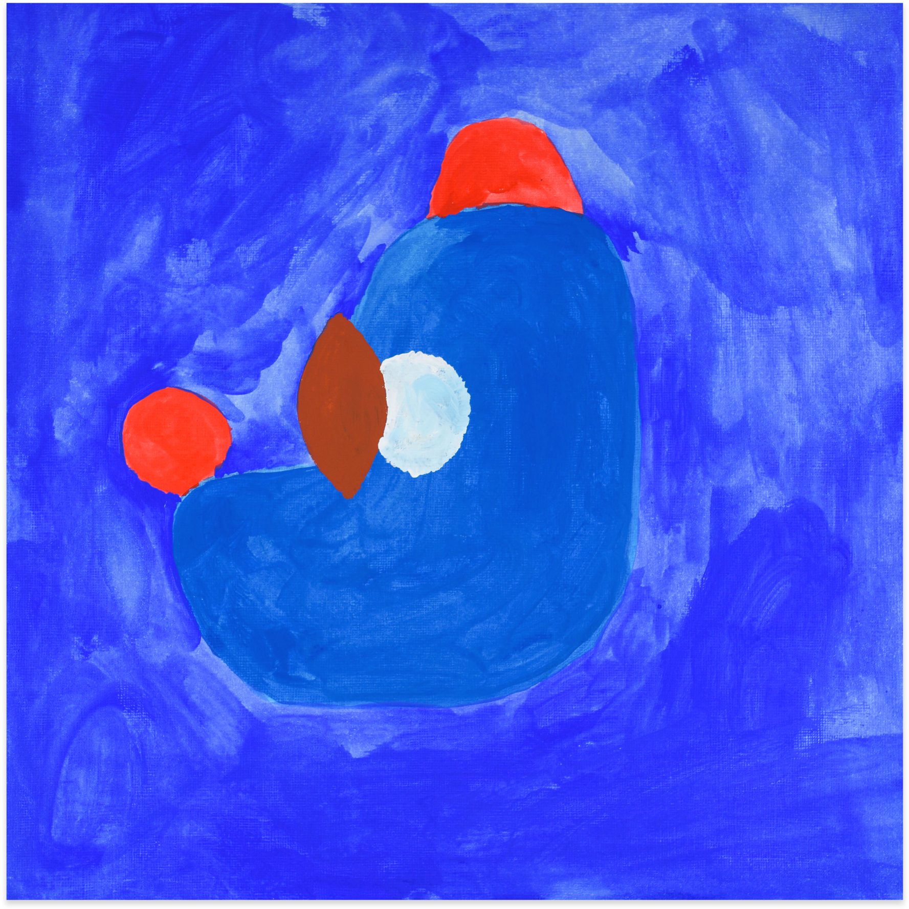 Acryla Gouache On Heavy Linen Canvas Papers - Bear (2000x2000), Png Download