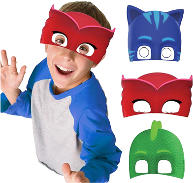 Pj Masks Party Masks - Pj Masks Photo Booth Kit (400x375), Png Download