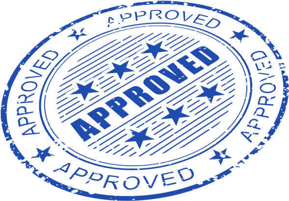 Approved Stamp - Workman Approved (640x439), Png Download