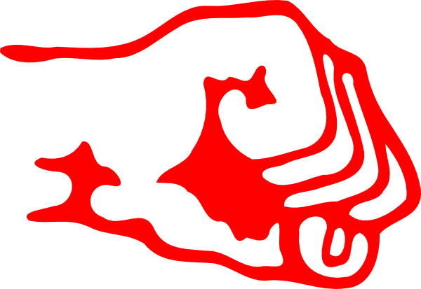 Fist - Shake And Bake Png (600x413), Png Download