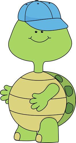 Turtle Clipart Cartoon - Boy Turtle Clipart (265x500), Png Download