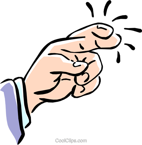 Cross Your Fingers Royalty Free Vector Clip Art Illustration - Cross Your Fingers Cartoon (471x480), Png Download