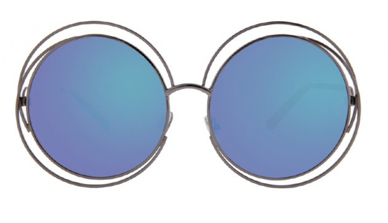 Óculos Redondo Png - Fashion Round Sunglasses Women Steampunk Big Frame (800x800), Png Download