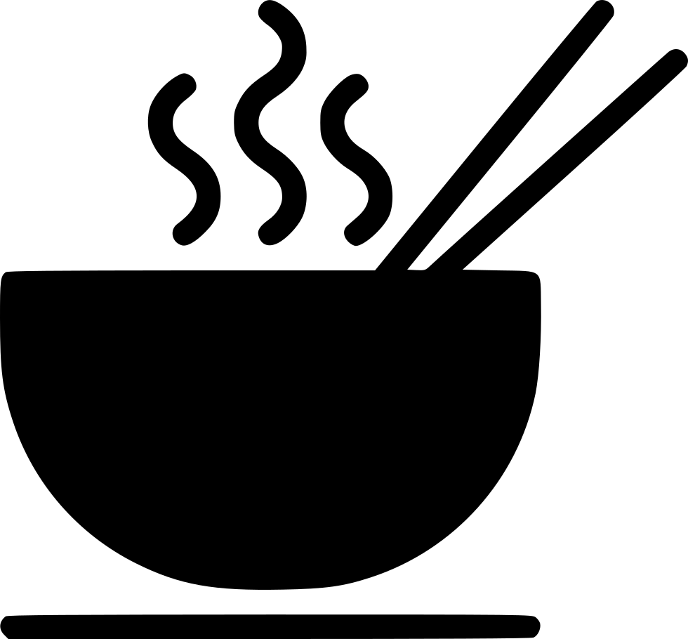Noodle Bowl Soup Hot Chopstick Eat Comments - Noodle Bowl Png (980x910), Png Download