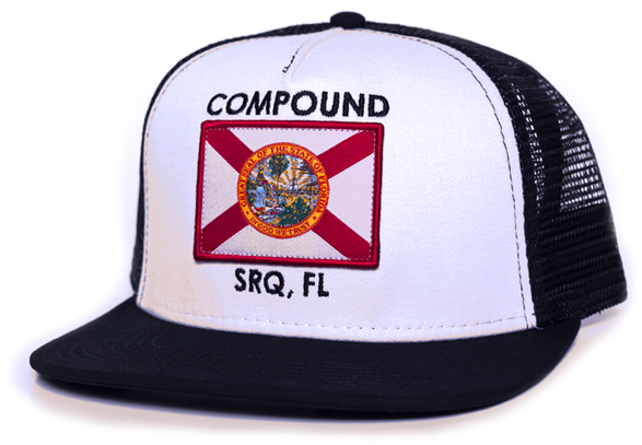Florida Flag Patch Trucker Snap-back - Baseball Cap (744x1116), Png Download