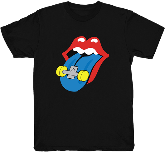Tongue T-shirt [black] Album Bundle - Rolling Stones 89 Tour Shirt (600x600), Png Download