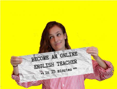 Become An Online English Teacher - Poster (500x500), Png Download