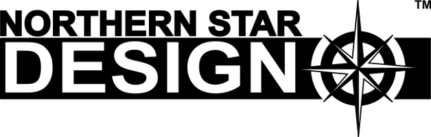 Northern Star Design - Design (628x201), Png Download