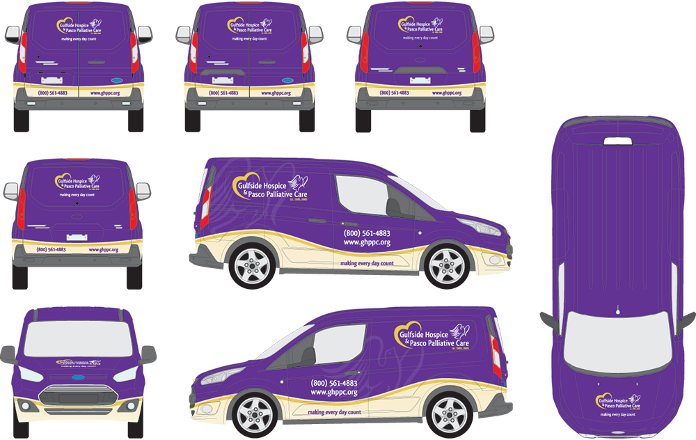 Ghppc Van Wrap (1000x632), Png Download