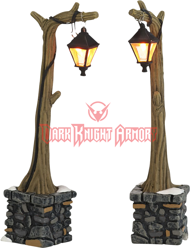 Set Of - Department 56 Village Accessories Woodland Lampposts (850x850), Png Download