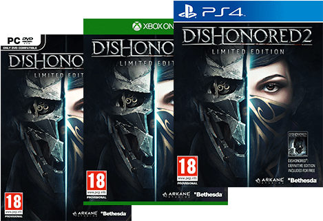 Dishonored 2 Limited Edition - Dishonored 2 Limited Edition (xbox-one) (475x322), Png Download