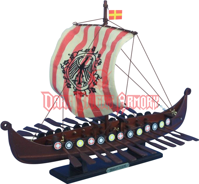 Zoom - Drakkar Viking Ship Model (670x670), Png Download