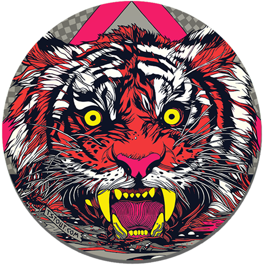 Tiger - Blue Tiger Transparent (529x537), Png Download