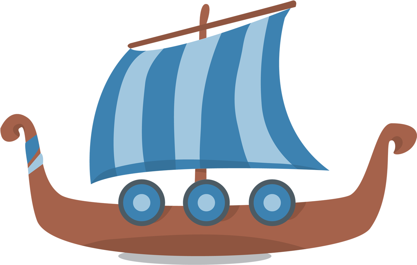 Viking Ships Dragon Boat Clip Art - Viking Ship Nail Art (1500x1023), Png Download