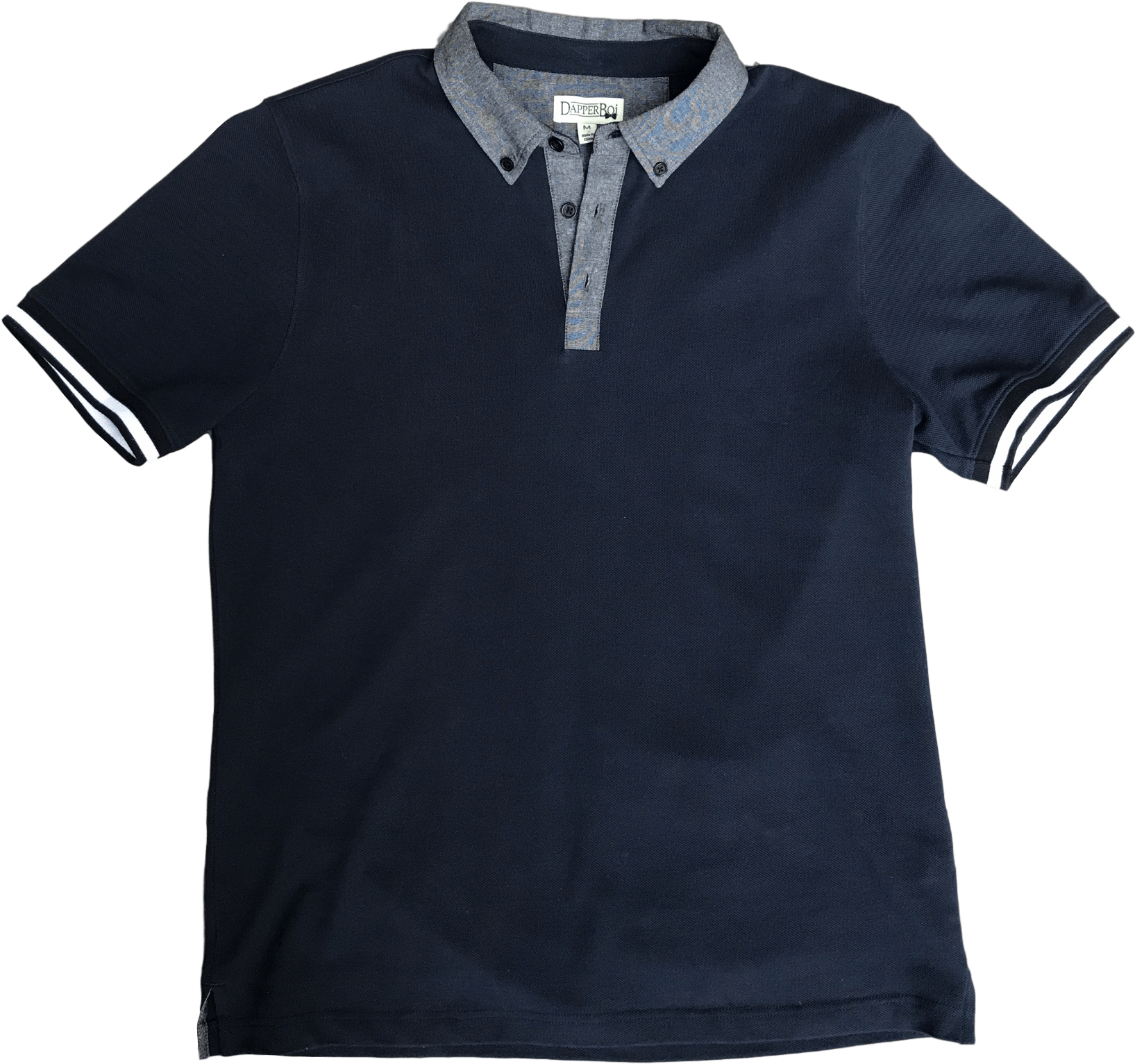 Dapper Boi Shirts Navy Polo Shirt - Ralph Lauren Custom Slim Fit Mesh Polo Womens (1774x2364), Png Download
