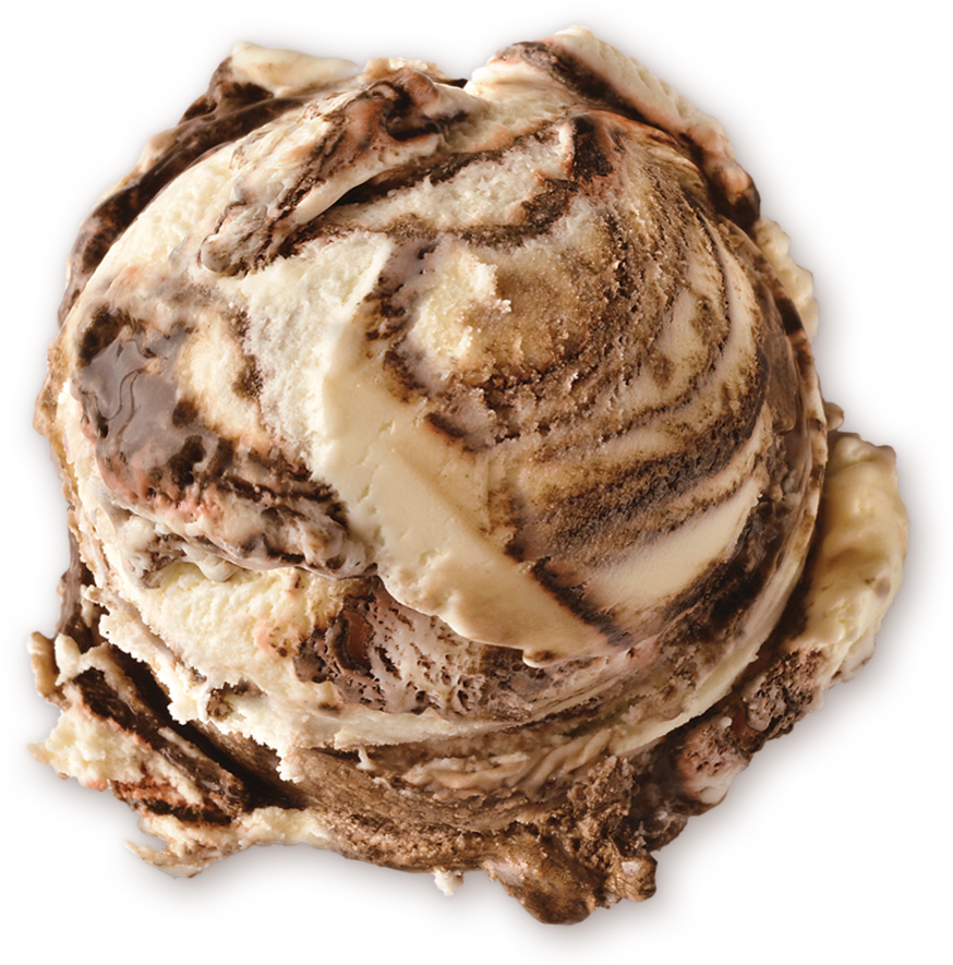 Homemade Brand Zebra Stripes Ice Cream Scoop - Scoop (900x900), Png Download