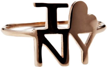 I Love New York Ring - Cross (400x309), Png Download
