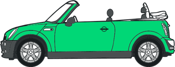 Mini Clipart Convertible - Car Clipart With No Background (600x231), Png Download