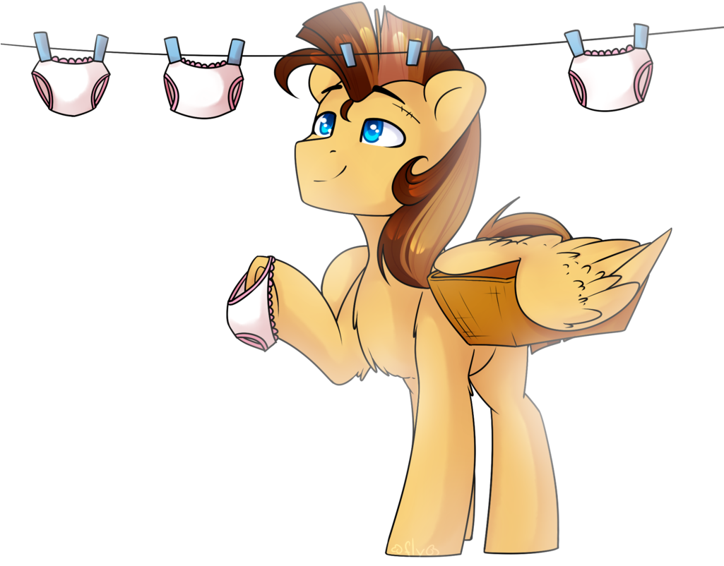 Starlyflygallery, Basket, Clothes, Clothes Line, Frilly - Cartoon (1024x857), Png Download