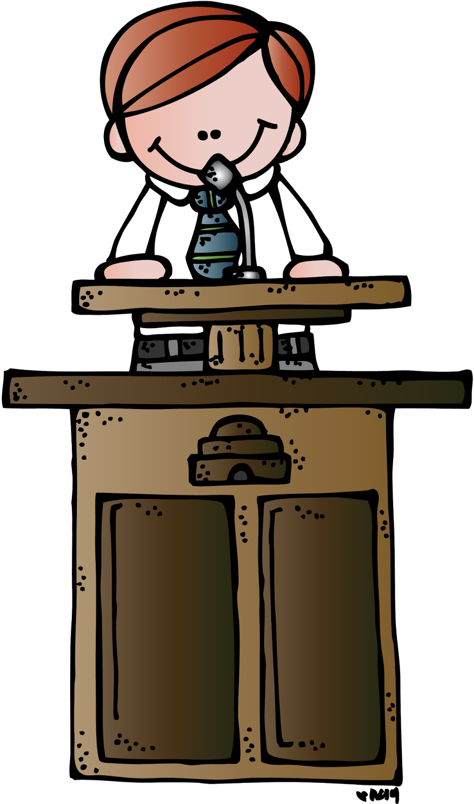 Conquering The Big Podium - General Conference Clipart (944x1600), Png Download