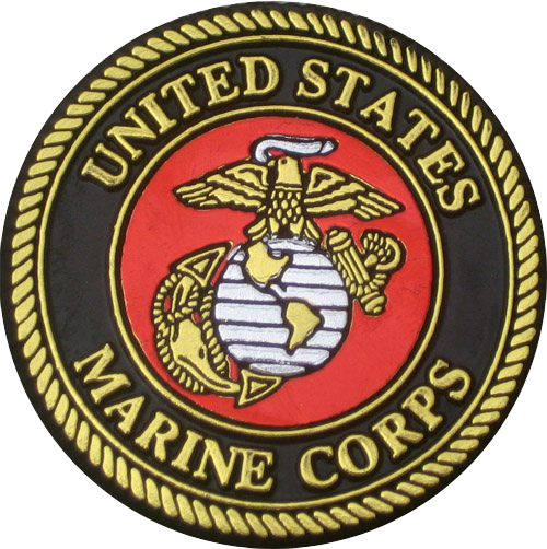 Marine Corp Logo - Marine Corps Insignia Clip Art (500x502), Png Download