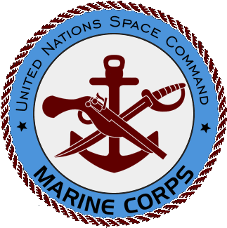 Unscmcblack - Unsc Marine Corps Emblem (350x350), Png Download