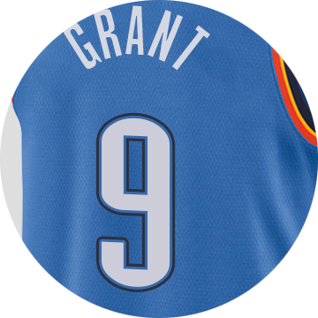 Oklahoma City Thunder Jerami Grant - Oklahoma City Thunder (360x360), Png Download