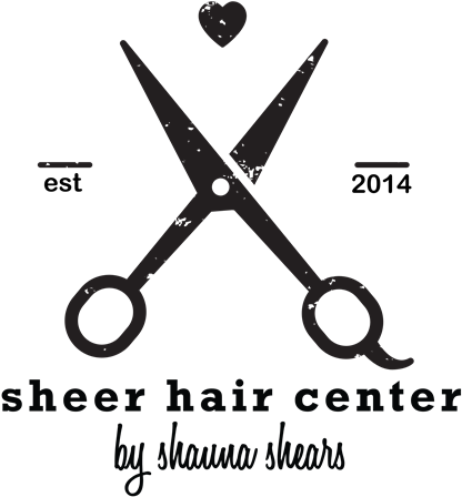 Sheer Hair Center By Shauna Shears - Hair Shears Logo (500x500), Png Download