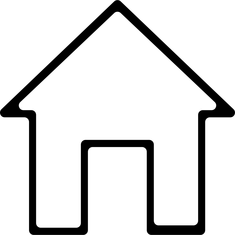 Home Line - White House Symbol Png (980x980), Png Download