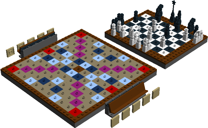 Mini Chess And Scrabble - Scrabble Board Png (800x600), Png Download
