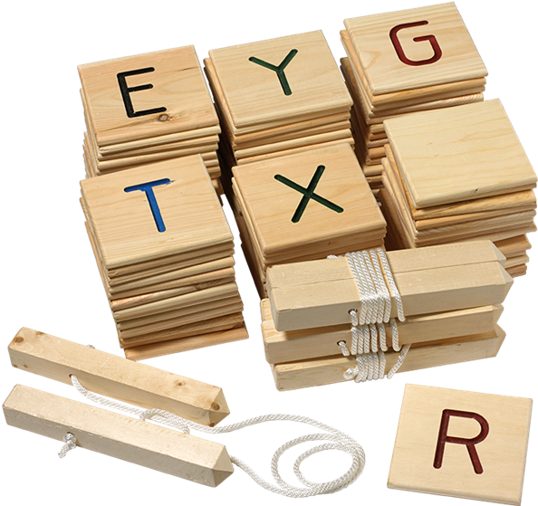Oversized Giant Scrabble Tiles - Belknap Hill Trading Post Word Tussle 179712 (850x558), Png Download