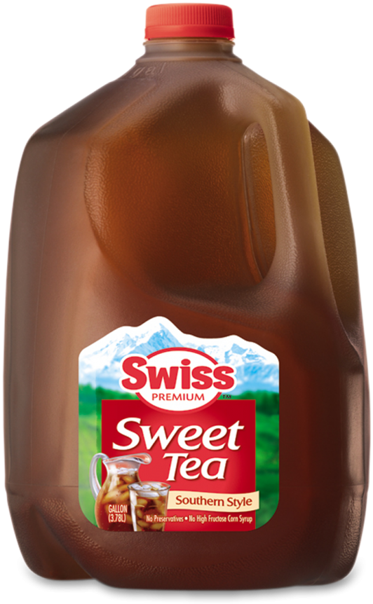 Swiss Sweet Tea - Swiss Sweet Tea, Southern Style - 1 Gal Jug (547x900), Png Download