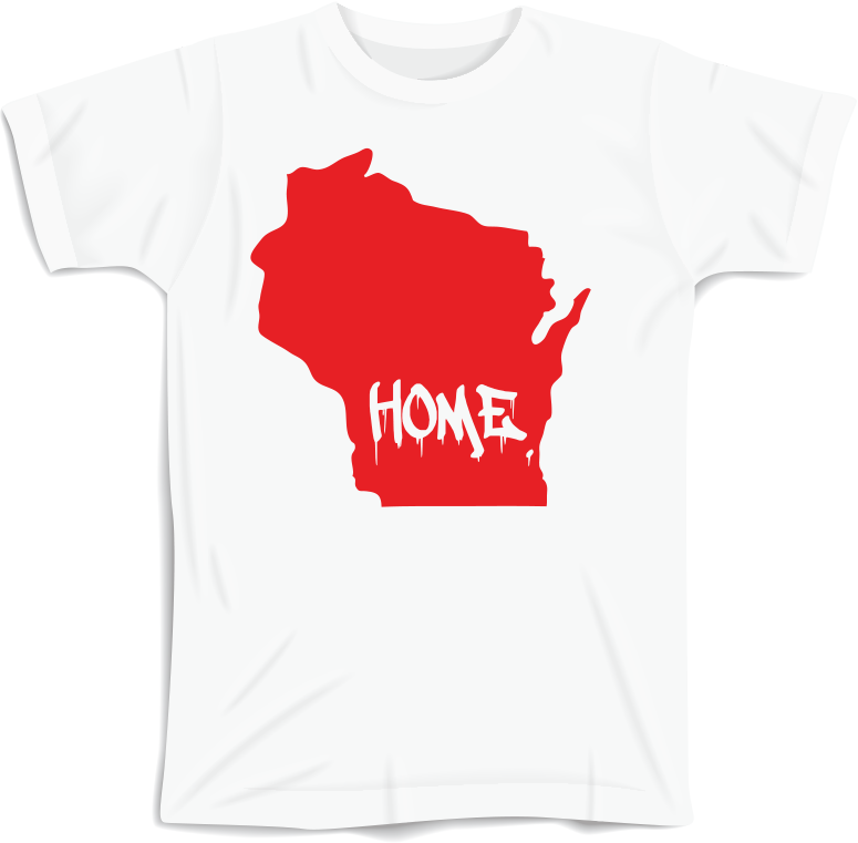 Brew City Graphics - Wisconsin Silhouette (775x761), Png Download