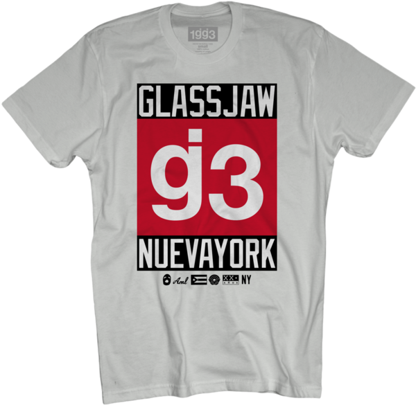 Cb G3 Nueva York White T-shirt - Glassjaw Worship Tribute Shirt (600x600), Png Download