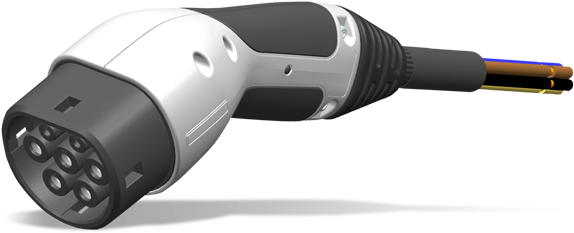 Aptiv Electric Vehicle Charging Cables - Electric Car (600x436), Png Download