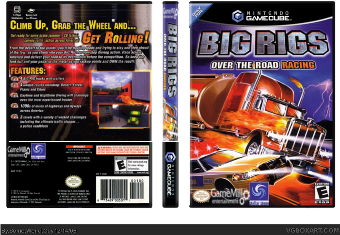 510kib, 700x515, 24942 Big Rigs Over The Road Racing[1] - Big Rigs Over The Road Racing Box (700x515), Png Download