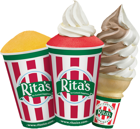Rita's Italian Ice (591x543), Png Download