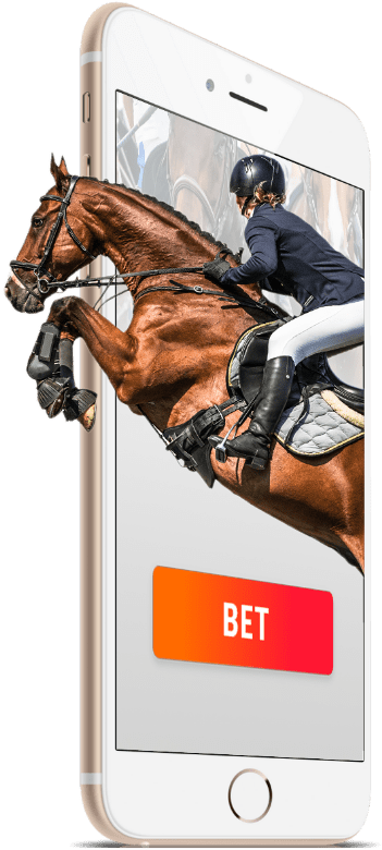 Horse Racing With Mobile Bets - Equitation (468x820), Png Download