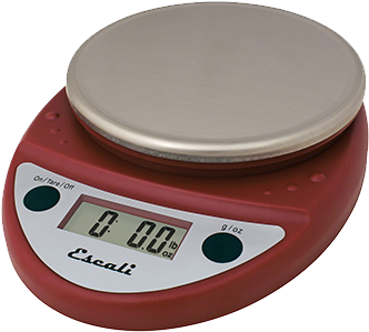 San Jamar Professional Digital Scale Scdgp11rd - Escali Primo Nsf Digital Scale - Red (400x400), Png Download