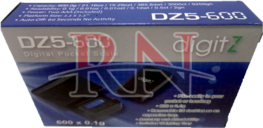Dz5-600 Digital Pocket Scale 600gx0 - Wholesaling (380x380), Png Download