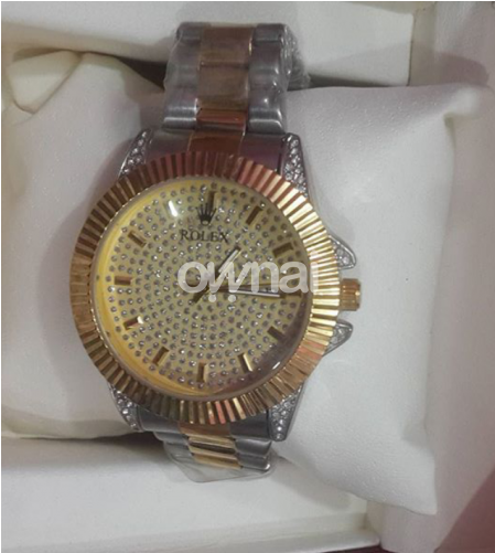 Gold And Silver Rolex Watch - Analog Watch (740x500), Png Download