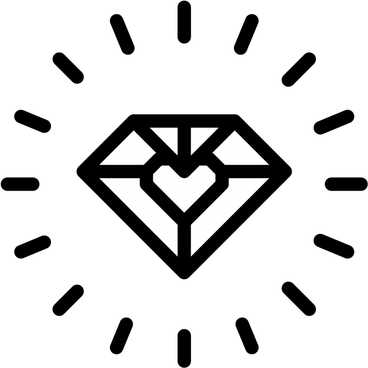 1977184-1080x1080 - Diamond Heart Vector (1080x1080), Png Download