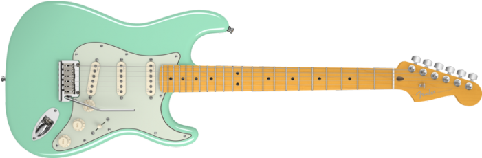 Fender American Deluxe Stratocaster® V Neck, Maple - Fender American Deluxe Stratocaster V Neck Electric (700x700), Png Download