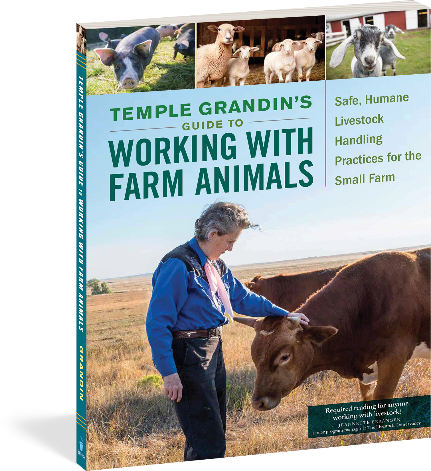 Temple Grandin's Guide To Working With Farm Animals (1511x1653), Png Download