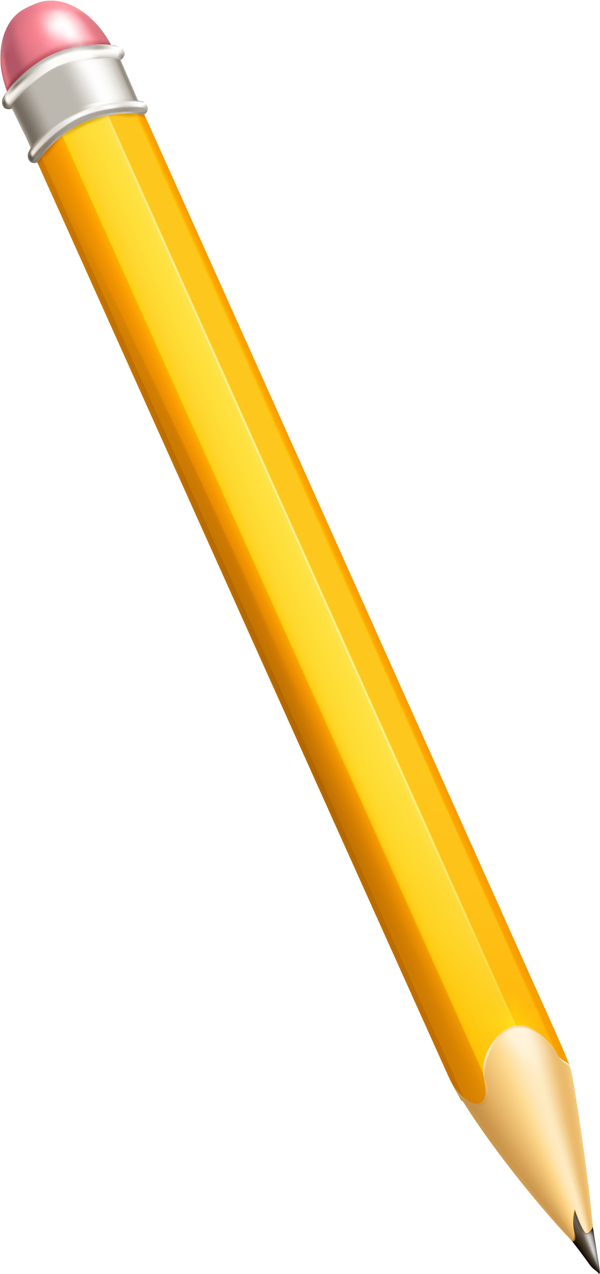 Transparent Background Pencil Clipart (2270x4433), Png Download