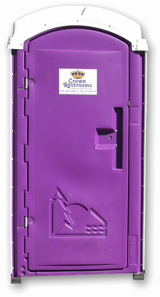 Portable Restroom - Porta Potty (542x1008), Png Download