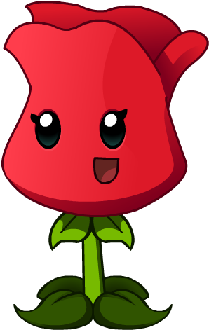 Tumblr O6aruhzjqh1vo9yiko1 400 - Rose From Plants Vs Zombies (332x488), Png Download