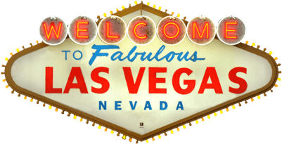 Las Vegas Iconic Sign - Airport Las Vegas Hotel (400x400), Png Download